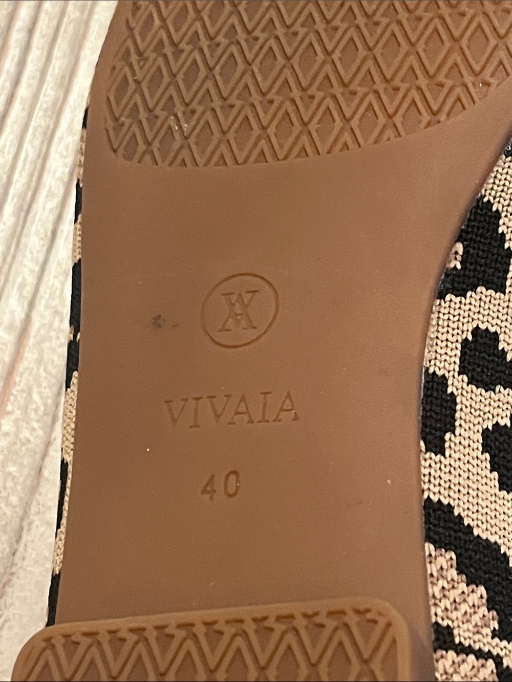 Vivaia Leopard Print Ballet Flats square toe size US 9.5 EU 40 - Picture 11 of 11
